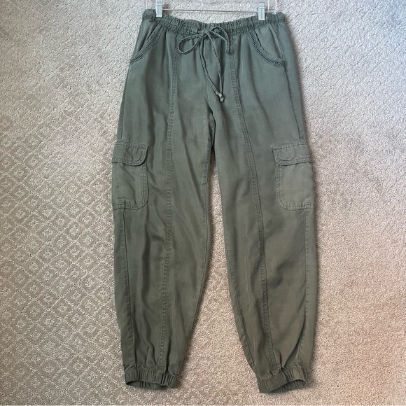 Olive Green Cargo Jogger Pants | Knox Rose | Sz Small - Picture 4 of 9